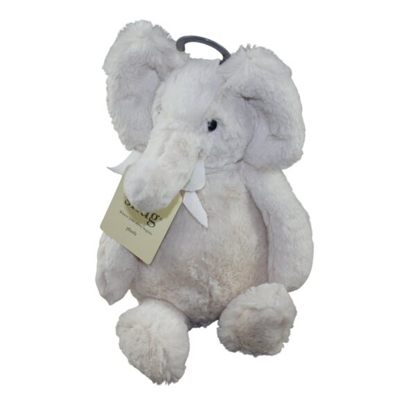 Snug Ivory Elephant Plush Infant Toddler Stuffed Animal Toy 13" Soft Lovey NWT - Picture 1 of 6